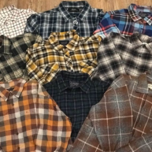 hàng sỉ áo Flannel ( Sơ mi kẻ caro) Hàng thùng Mỹ | Nguyên tép